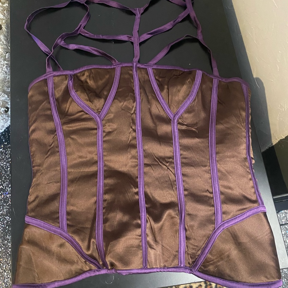 Vintage silk vannina vesperini corset